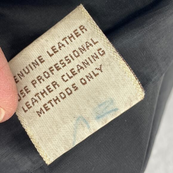 IN TRANSIT Skirt S Leather Pencil Straight Pull On Lined Black VTG USA - Picture 8 of 13